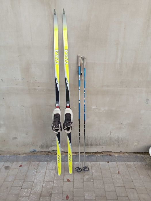 Комплект бігових лиж Tisa Top clasic 195см.