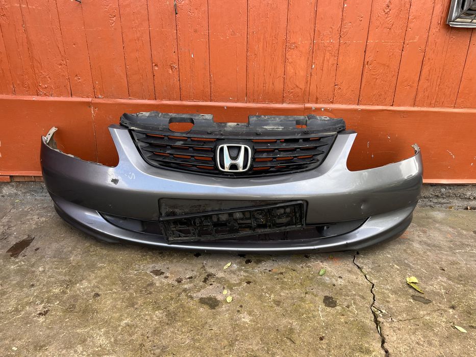 Бампер передній honda civic 7 vii рестайл хонда сівік