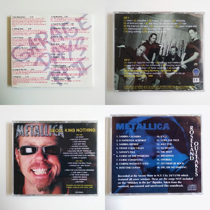 Metallica - BOOTLEGS (CDs)
