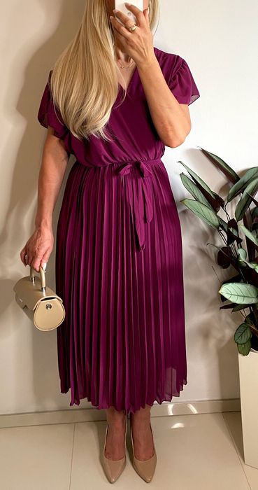 Wyjątkowa Sukienka plus size 2xl 3xl  chrzest wesele
