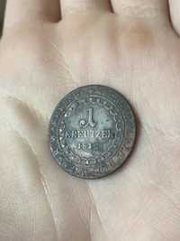 Moneta 1 Kreutzer 1812r. Austria, miedź