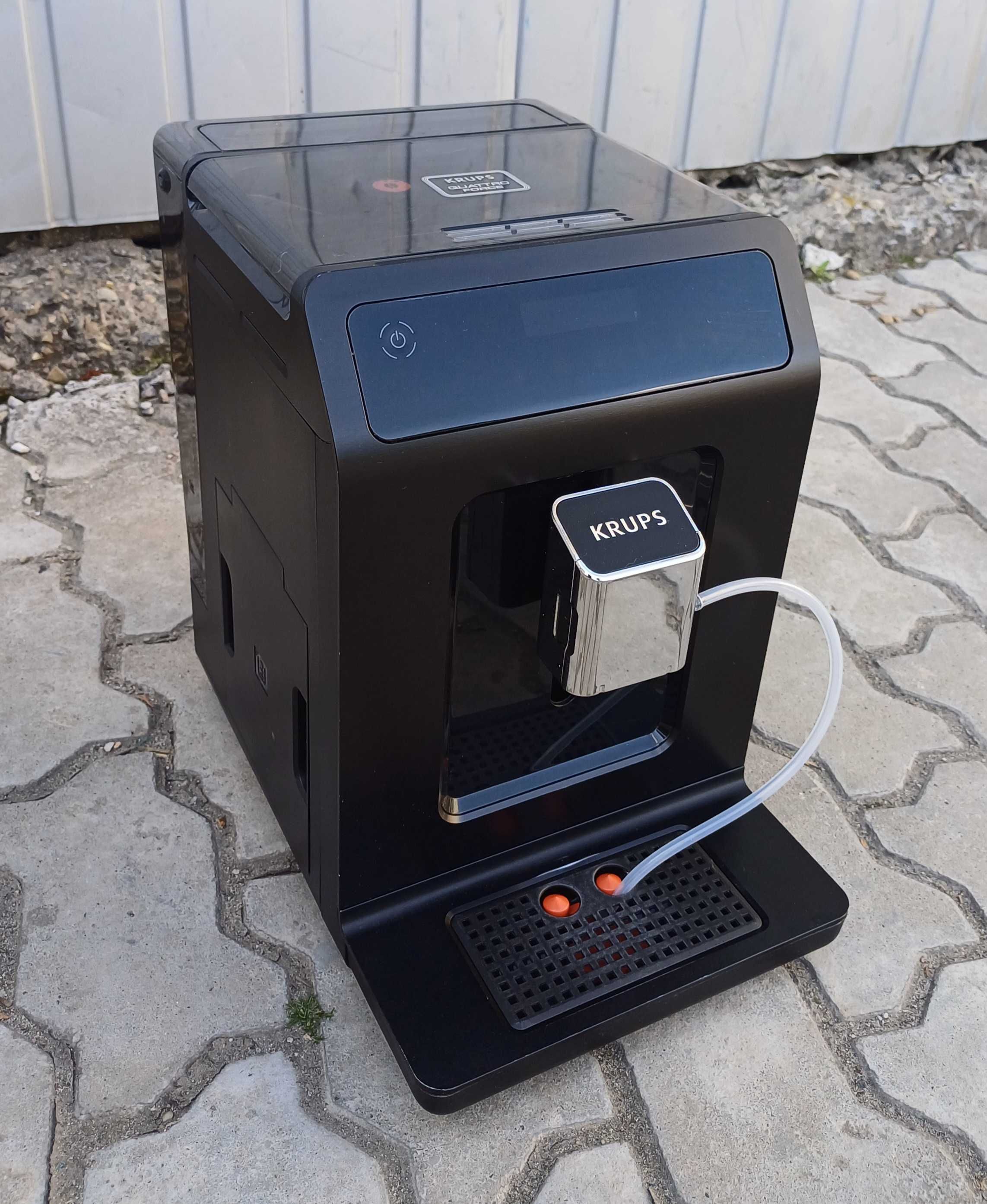 Кавомашина кавоварка Крупс Krups Evidence Plus EA894T10 чорна капучино