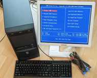 komputer monitor Samsung Core 2 Quad GeForce GT630 Audigy 2 ZS