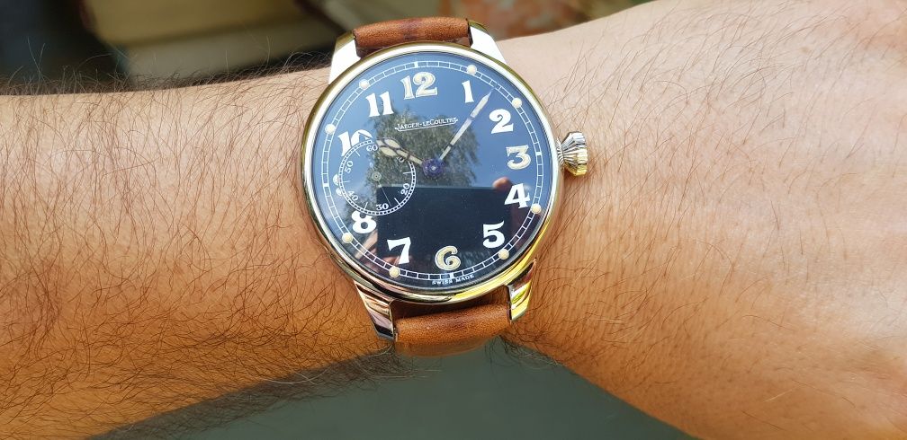 Z zegarka kieszonkowego robimy naręczny przykład Jaeger-LeCoultre