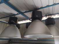 Lampa warsztatowa przemysłowa loft alu
