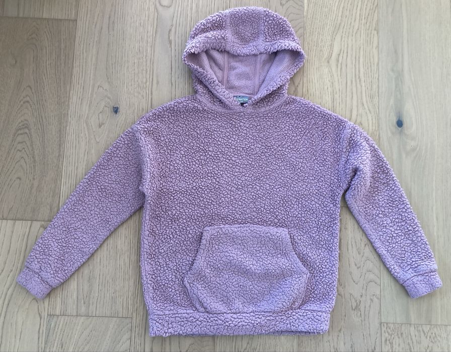 Bluza ciepła baranek brudny róż Pepco r. 146/152