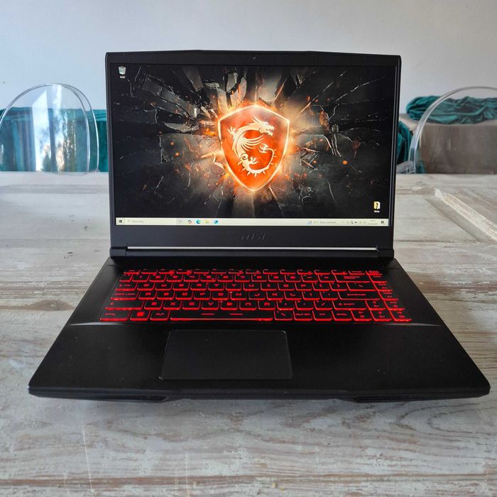 MSI GF65 RTX 3060 6GB VRAM 16GB RAM Intel i5 mocny gamingowy laptop