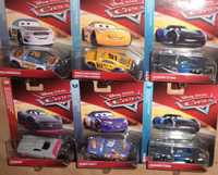 resoraki 6szt auta cars 3, kolekcjonerskie, disney