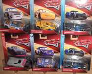 resoraki 6szt auta cars 3, kolekcjonerskie, disney