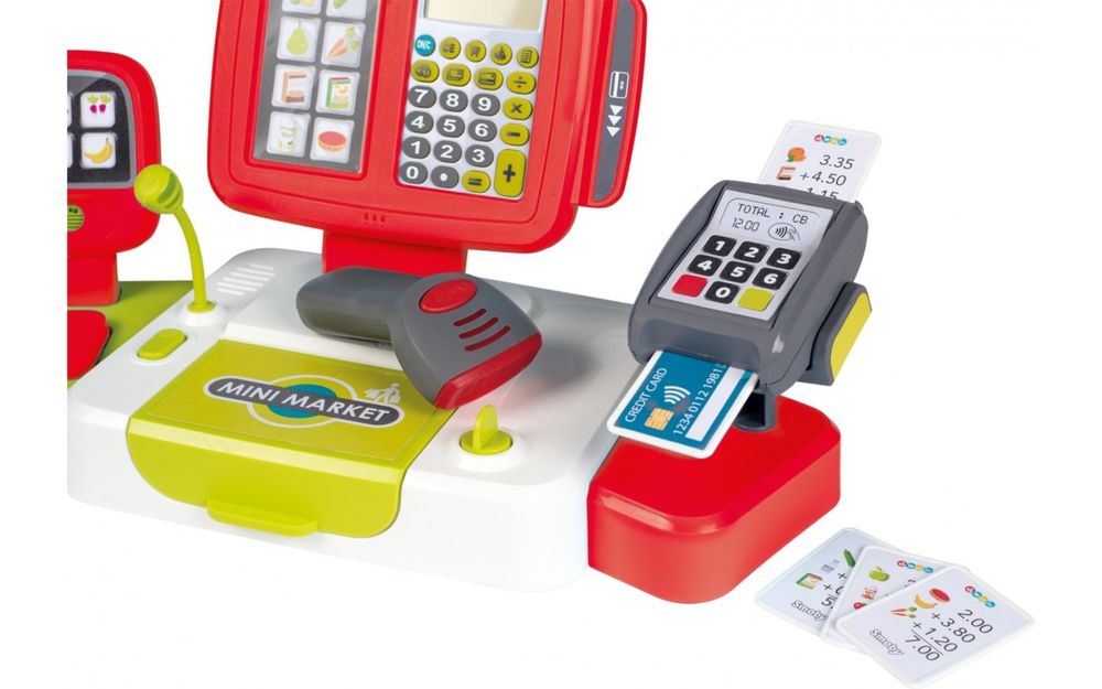Интерактивная детская касса Smoby 350105 350107 350108