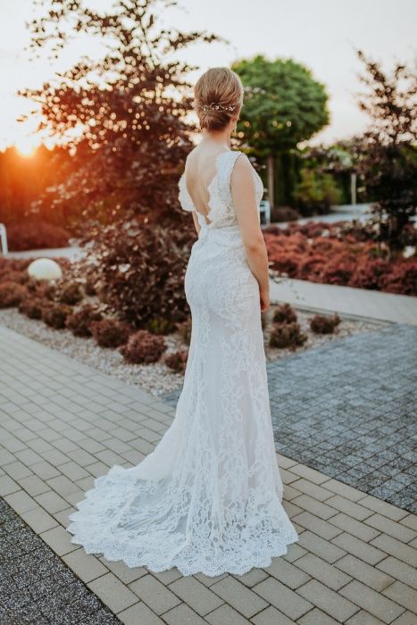 Suknia ślubna boho rustykalna Viviane - Atelier vie de chateau