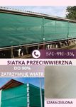 Tkanina przeciwwietrzna z poliestru PCV 2x25m-zatrzymuje 90% wiatru