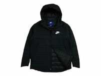 NIKE Kurtka Męska Ocieplana Czarna Logowana r. XL