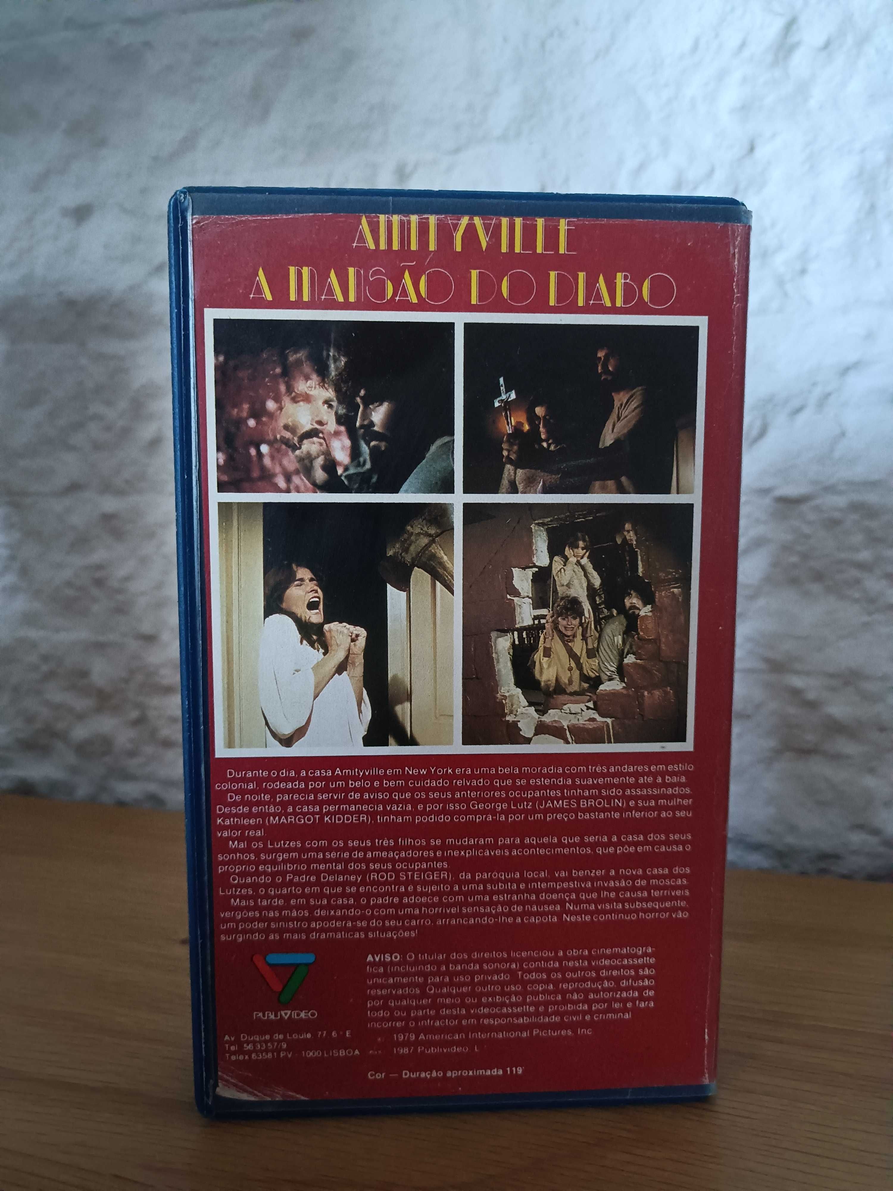 Filme VHS Amityville A Mansão do Diabo