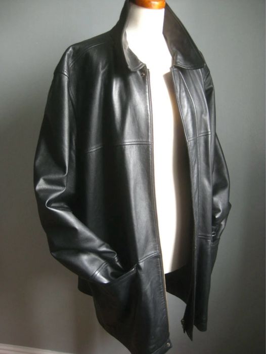 Vintage Kurtka Skórzana Marks&Spencer Oversize!