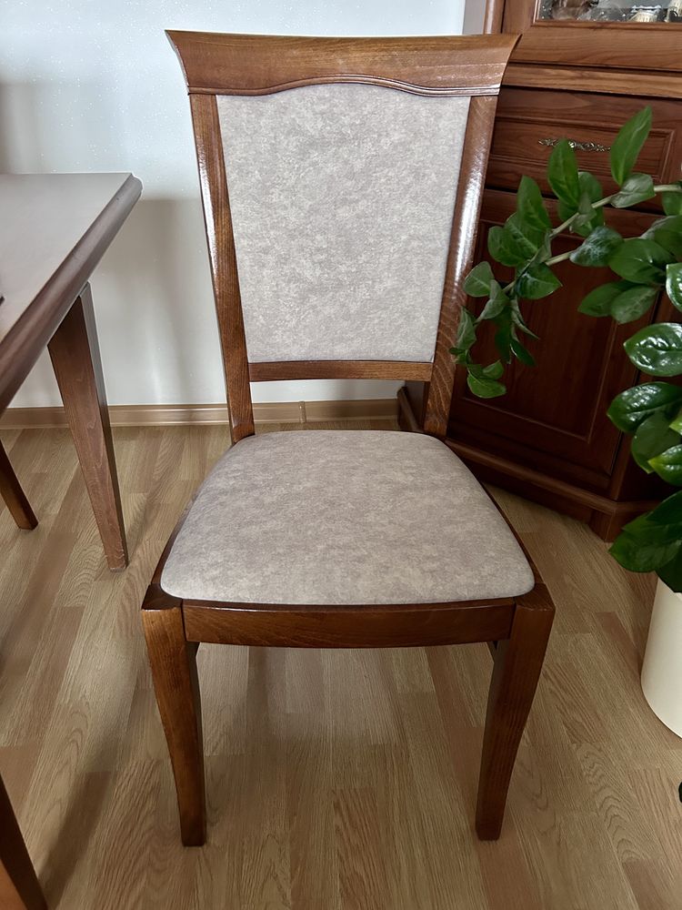 Komplet tapierowany nowy kanapa , 6szt krzeseł , fotel