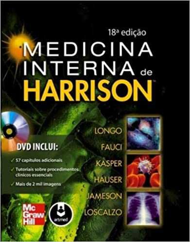 Medicina Interna HARRISON dois volumes com CD