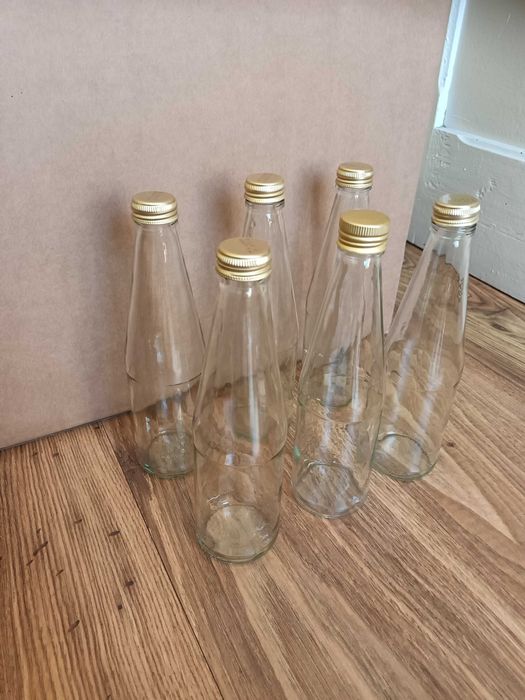 Butelki szklane 6 x 330ml zakręcane