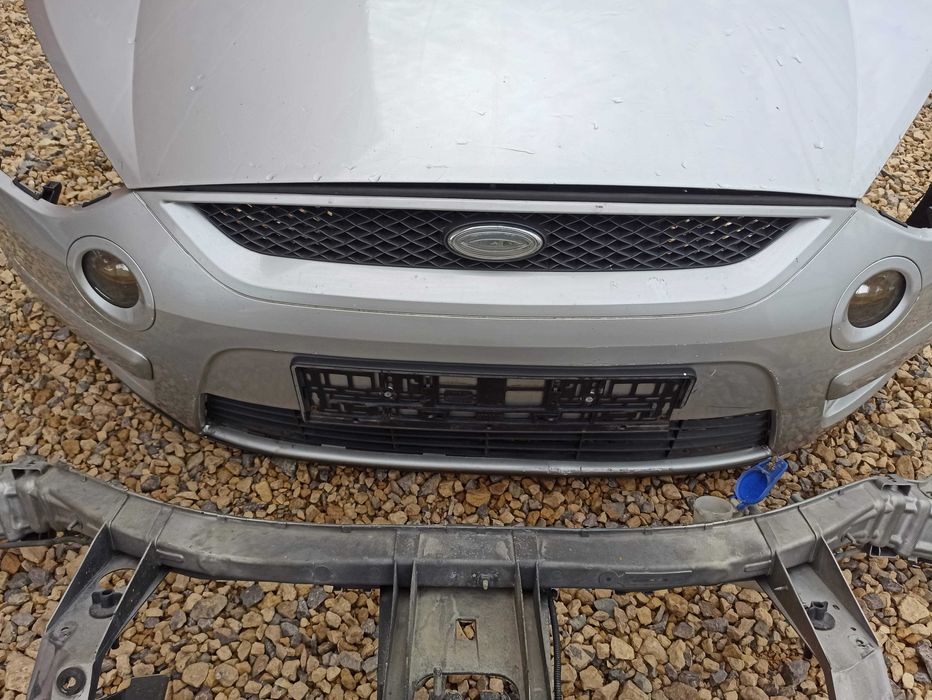 Zderzak Maska Kpl Pas Ford S MAX MK1 06-12.r Kol 58 Srebrny