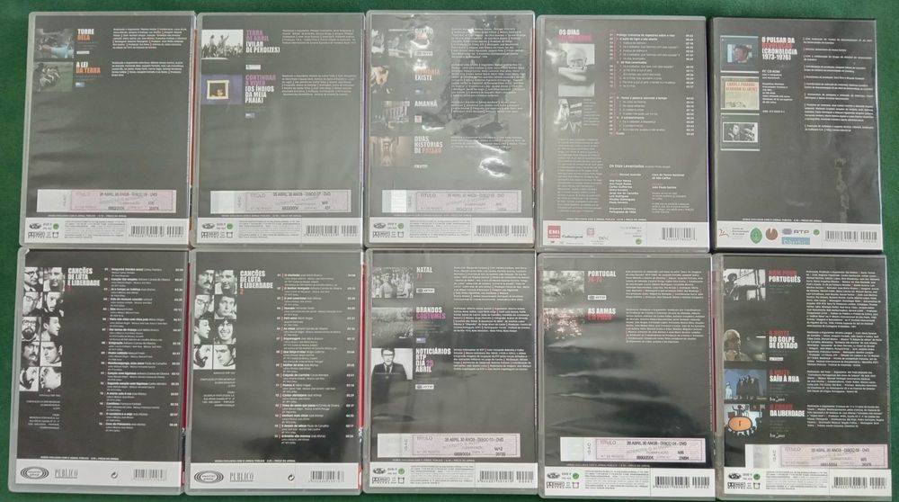 25 de Abril - 30 Anos - Colecção do Jornal Público				- - - - -	11 DVD