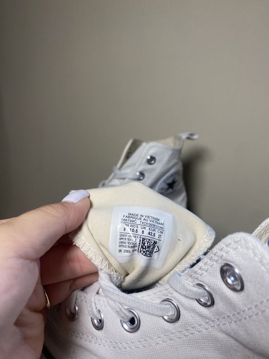 Кеди convesre run star hike white high 42.5 розмір