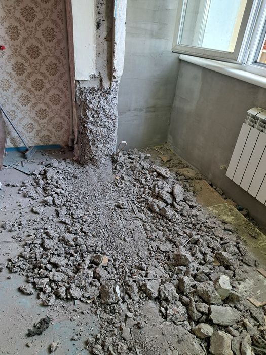 Демонтаж .Плитки ,Стяжки ,Стін.