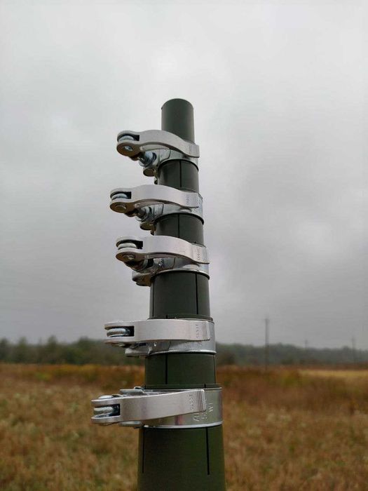 Щогла / Мачта телескопічна алюмінієва 10 м для антен та систем БПЛА