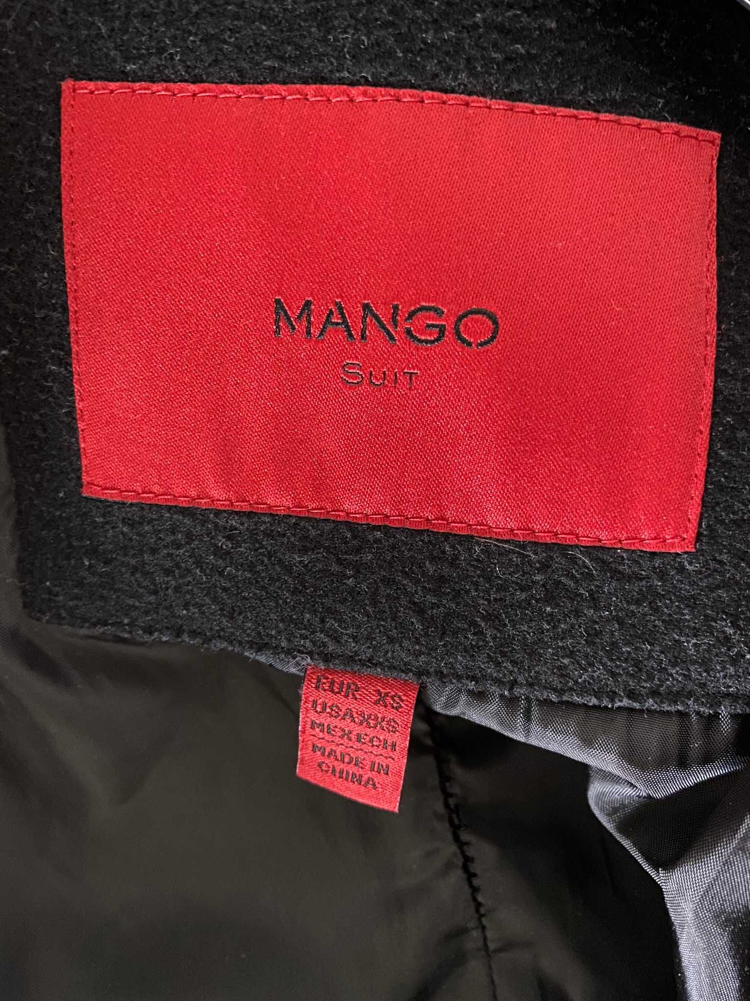 płaszcz czarny mango S wiosna - jesien