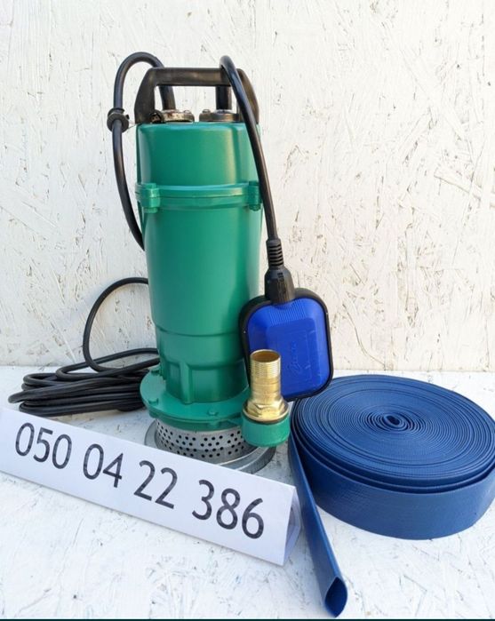 Насос+шланг. Для каналізації, вигрібних ям, поливу , брудної