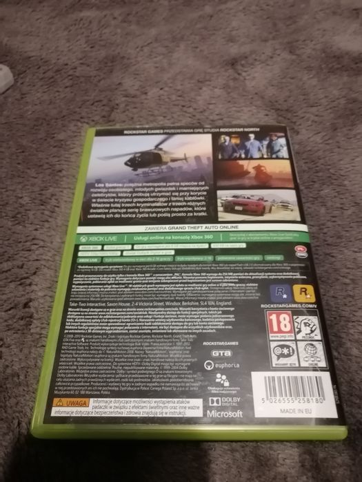 GTA 5 Grand Theft Auto V xbox 360 pl