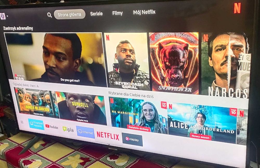 Telewizor Samsung 50 cale UE50NU7092U Smart TV Wi-fi YouTube Netflix