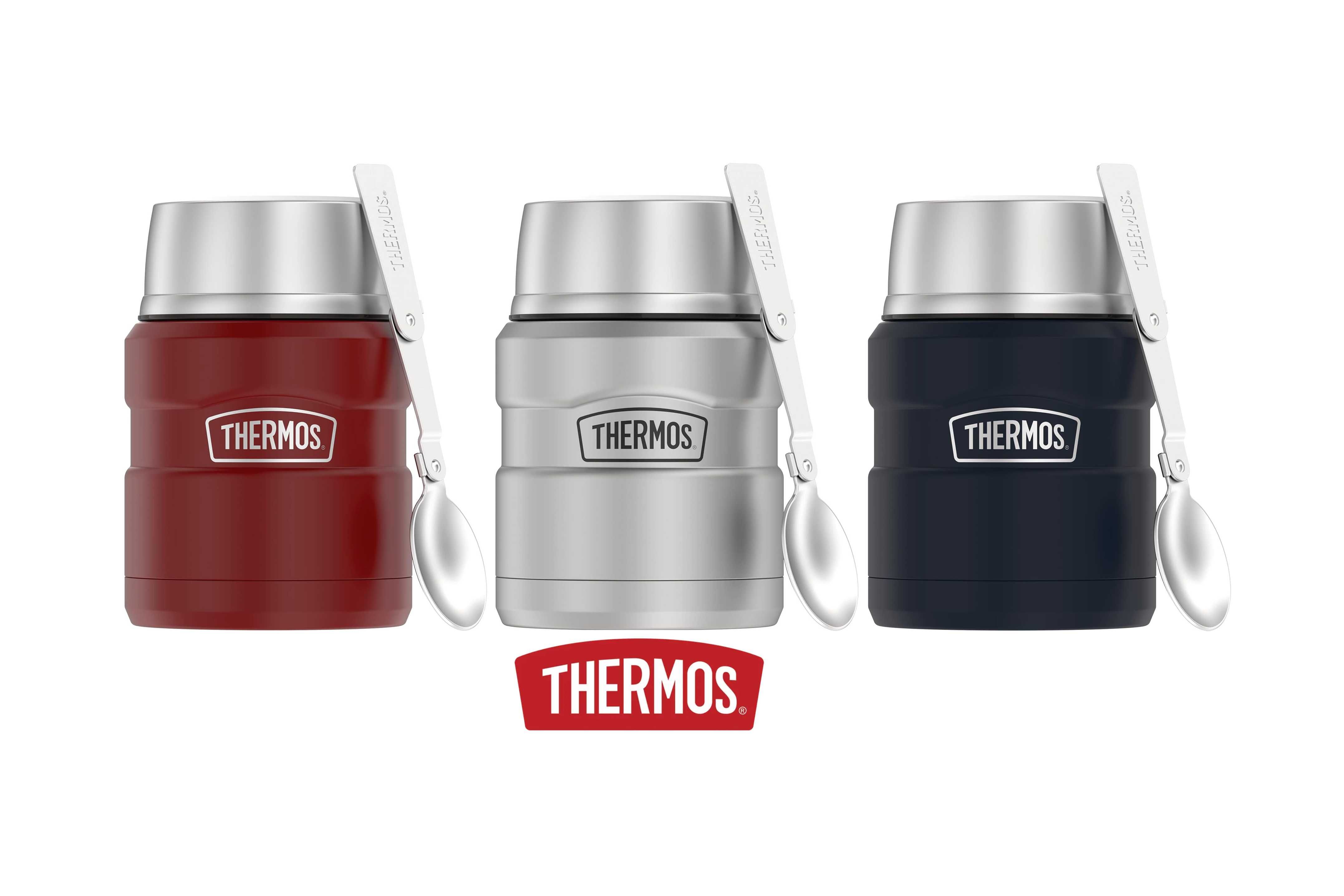 Термос THERMOS Stainless King, 473 мл, з ложкою