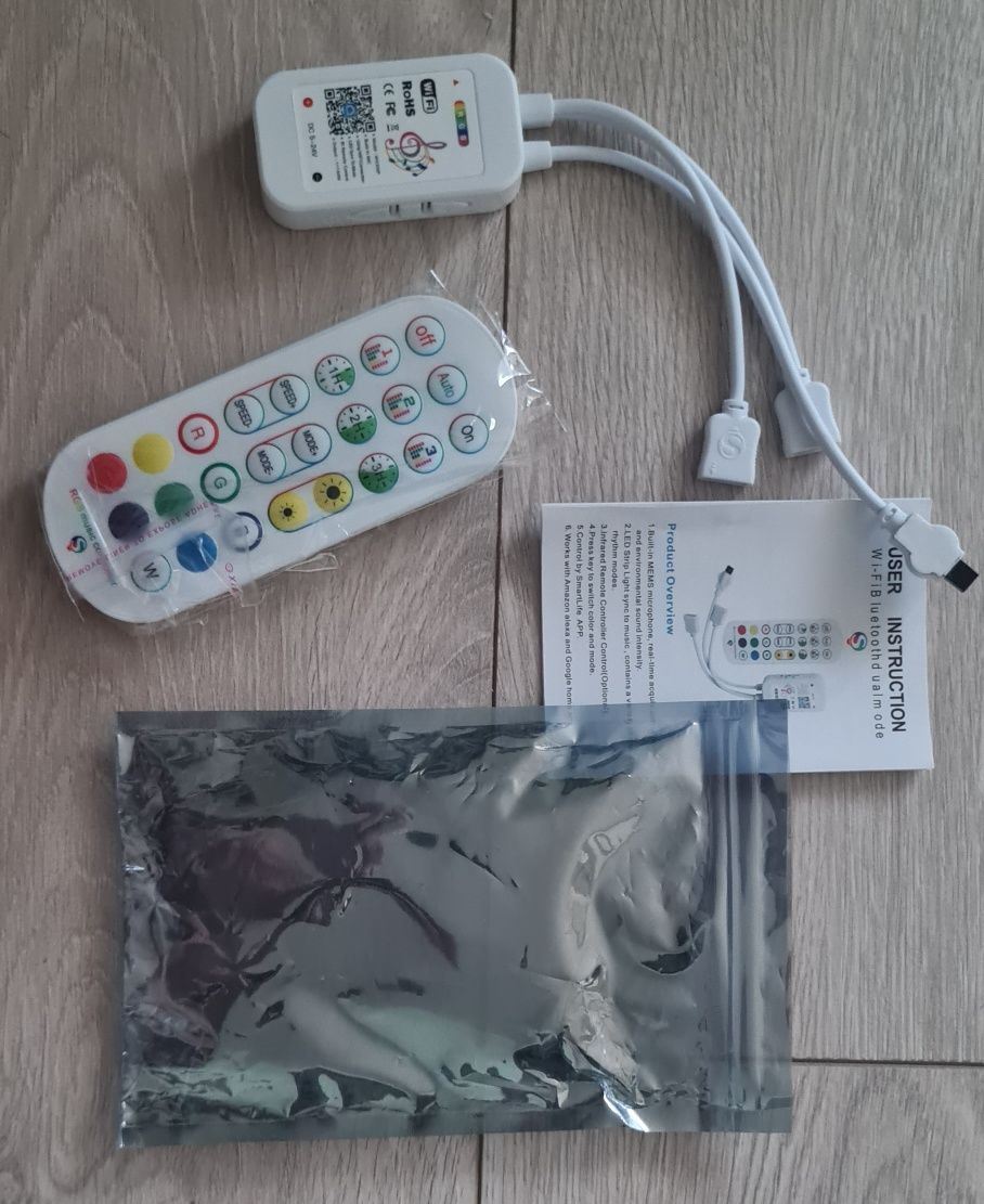 RGB контролер WX300P WiFi + IR пульт з музичною активацією