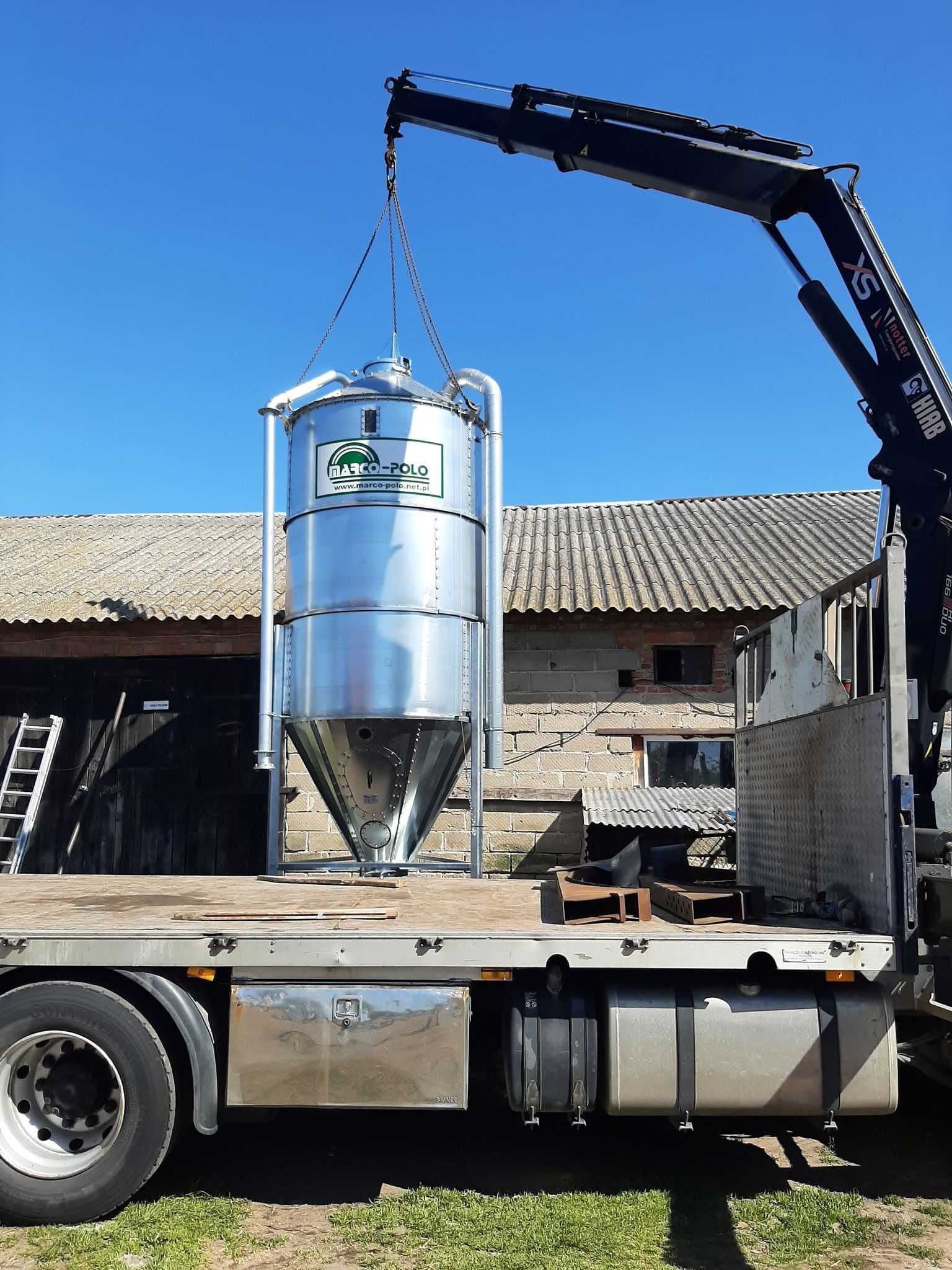 Silos 9 t 12 t 15 t 20 t 25 t 30 t 38t Nowe zbożowy paszowy Marco Polo