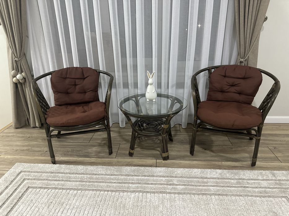 Набір меблів з натурального ротангу