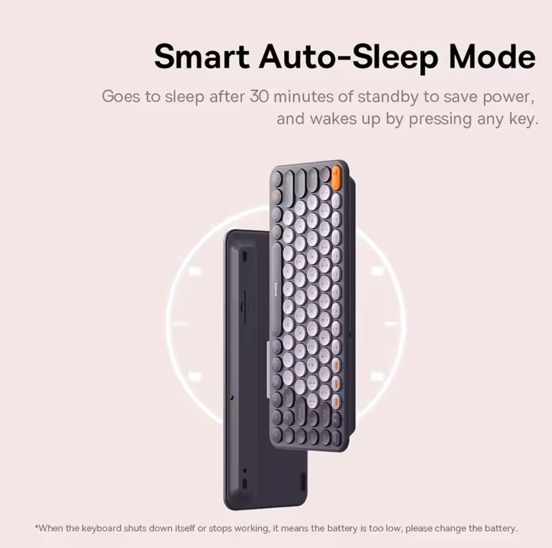 Bezprzewodowa Klawiatura Baseus K01B 3w1 Bluetooth 5.0 | 3.0 + 2.4GHz
