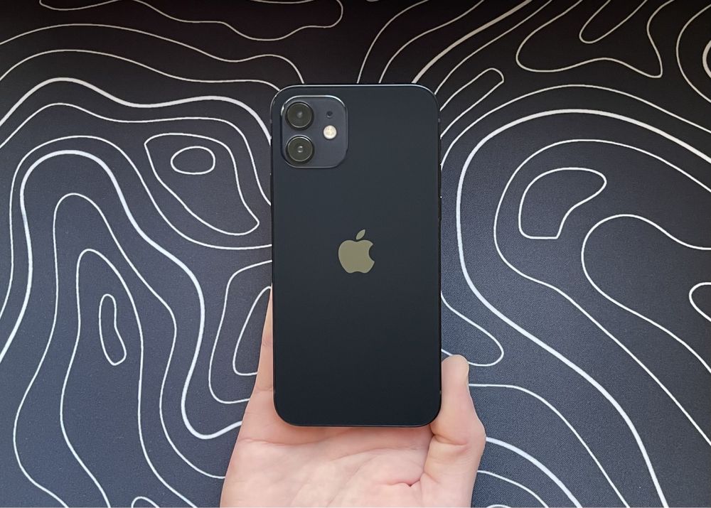 Превосходный iPhone 12 - 64 гб - 100% АКБ - NEVERLOCK - BLACK