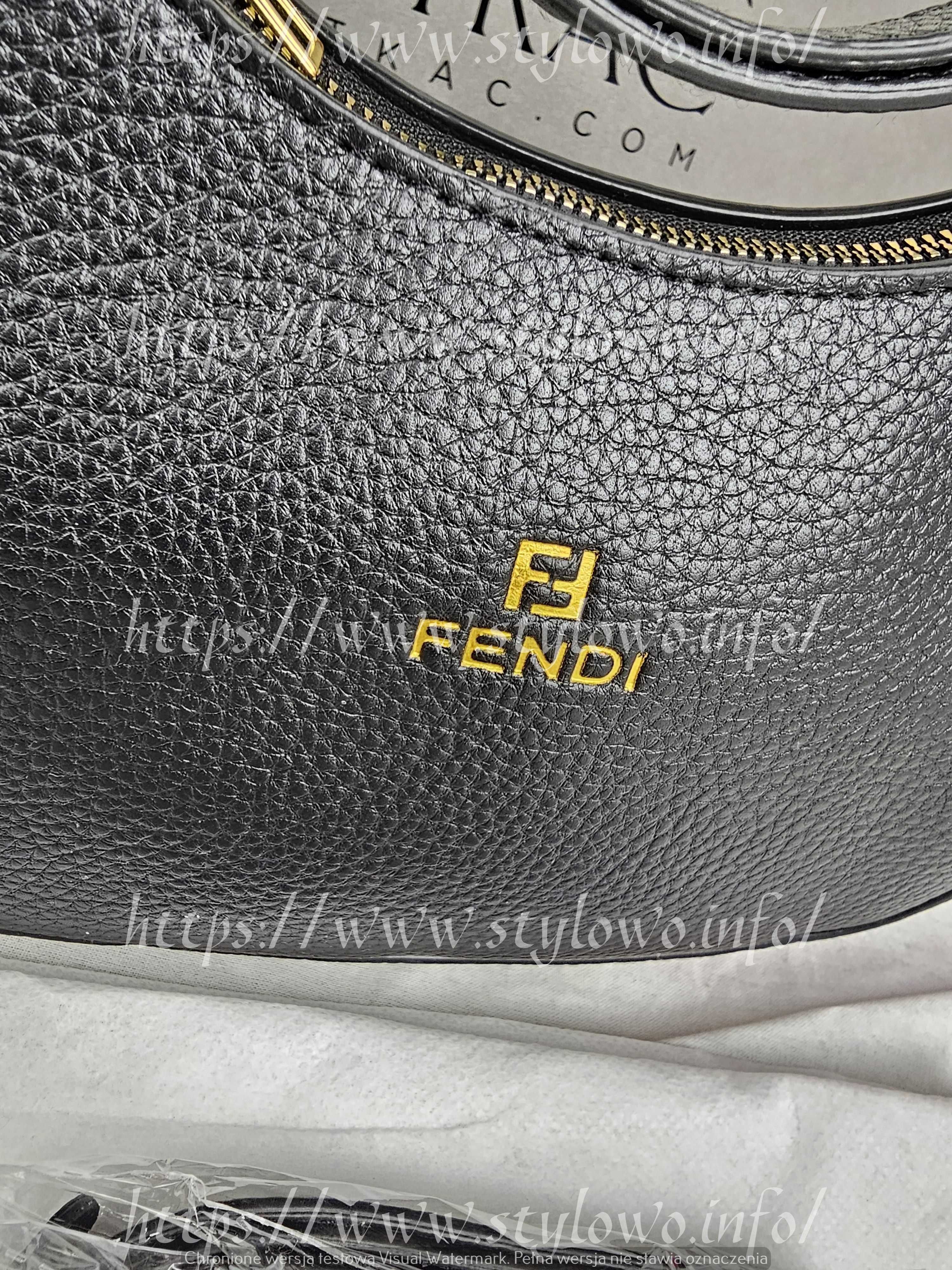 Torba łódeczka Torebka damska Fendi monogram HIT