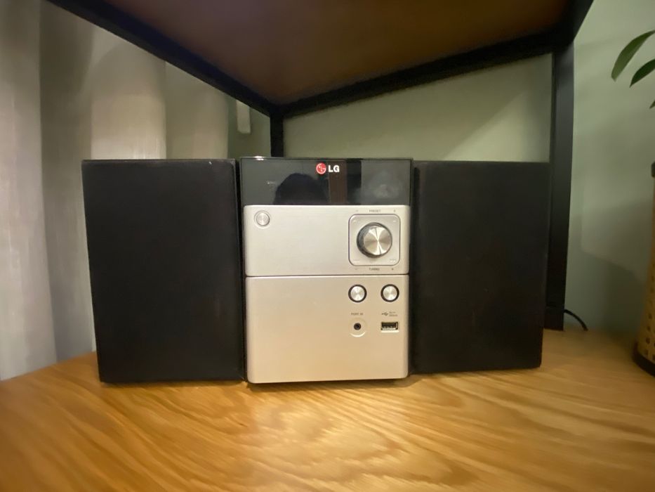 Aparelhagem LG a funcionar