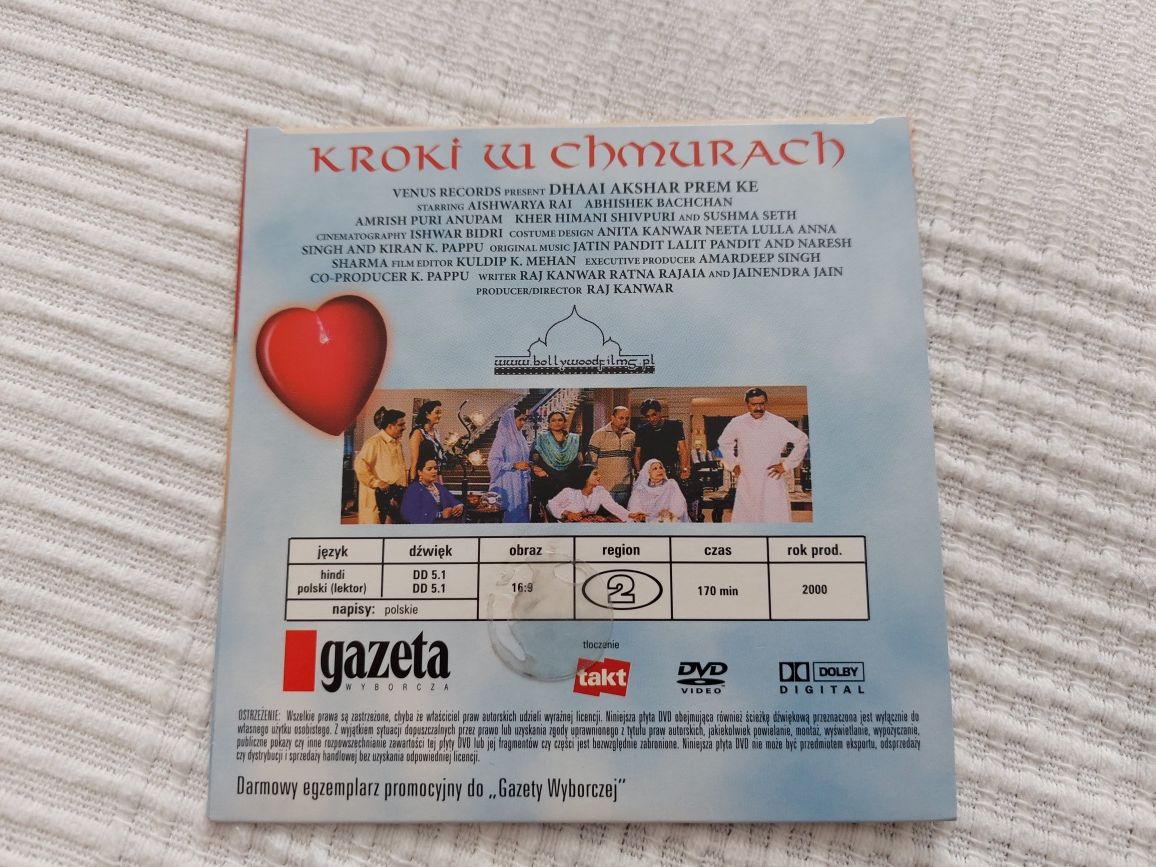 Płyta DVD Kroki w Chmurach Kolekcja Bollywood