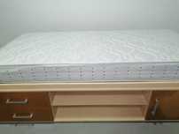Cama solteiro c/ estrado e colchão