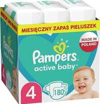 Pieluszki Pampers Active Baby rozmiar 4 9-14kg 180