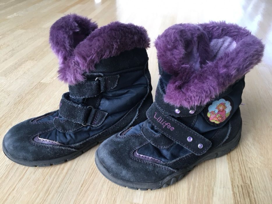 Buty na jesień zimę śniegowce kozaczki Lillifee roz. 28