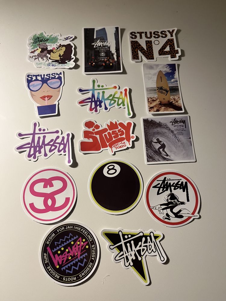 Stickers Autocolantes Stussy Marca