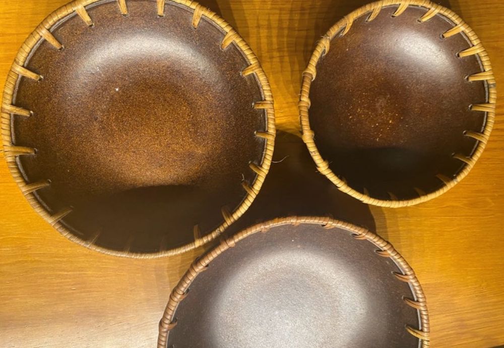 Taças de Madeira 3 unidades