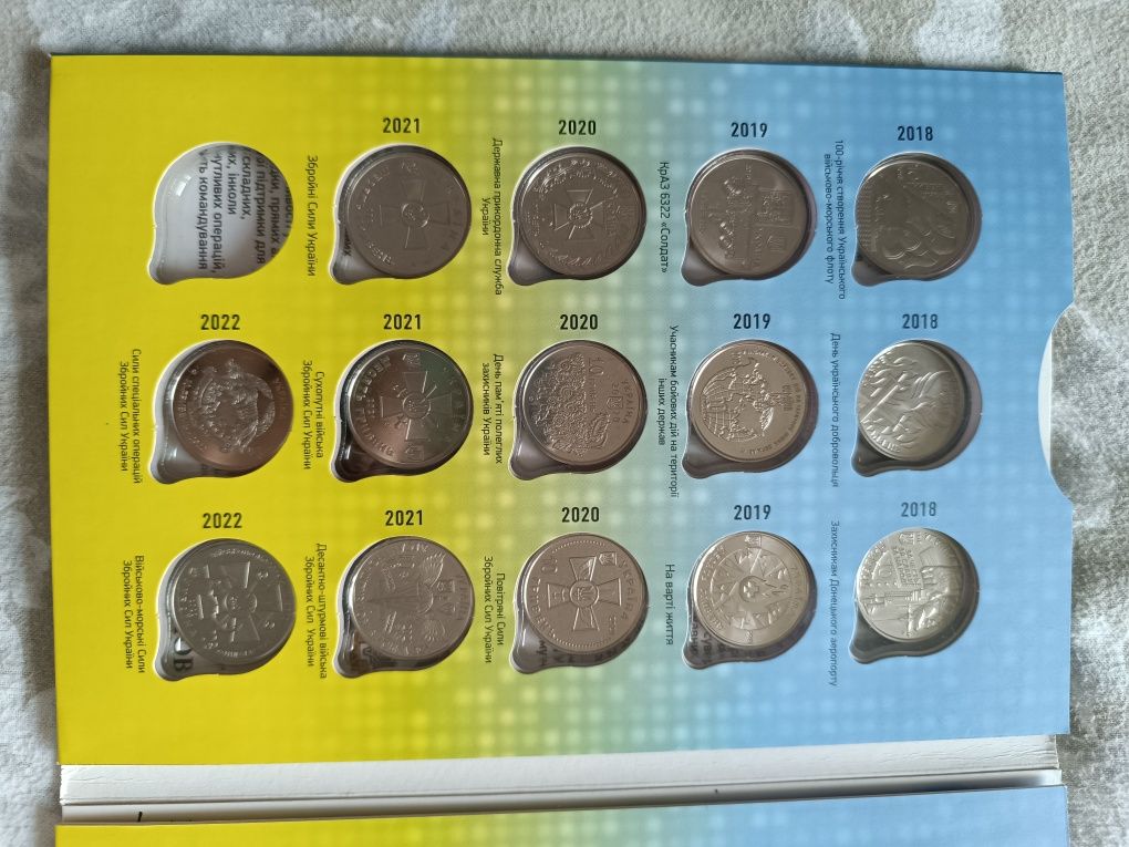 Різні монети України