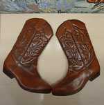 Bally жіночі шкіряні чоботи (Bally vintage leather cowboy boots)