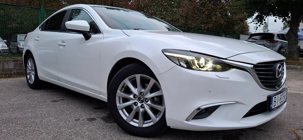 Mazda 6 Lift 2016 2.0 165 km Automat Biała Perła Busines Bixenon Serwis Aso