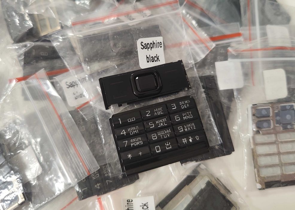 НОВЫЕ комплекты клавиатуры для Nokia 8800 ARTE/Sapphire Black !