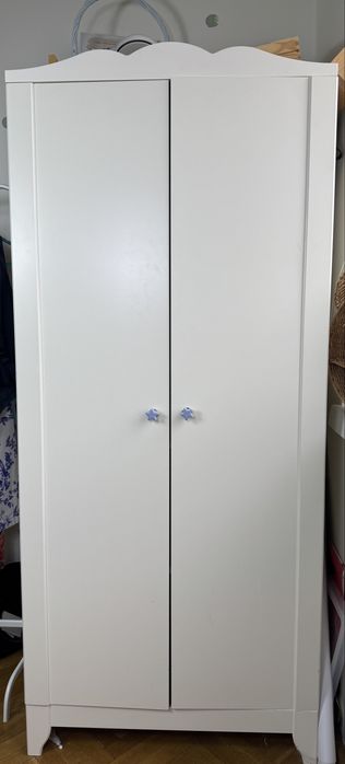 Szafa dziecieca ikea smagora biala mala szafa dla dziewczynki chlopca